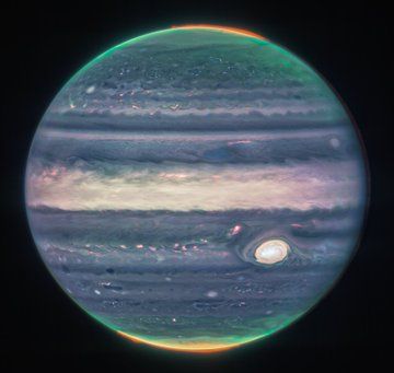 Spazio, telescopio Nasa rivela un’immagine di Giove senza precedenti