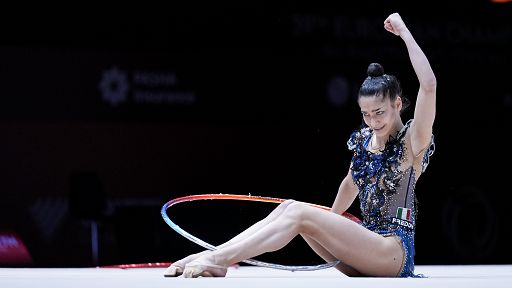 Sofia Raffaeli argento ai mondiali di ginnastica ritmica