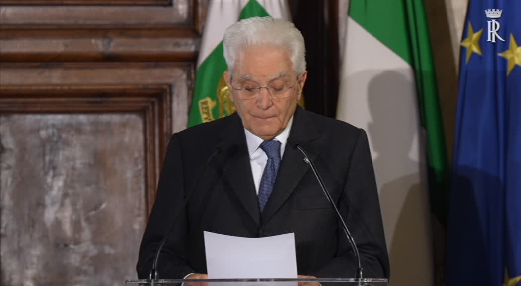 Mattarella: convergenza su interessi nazionali, non dividersi