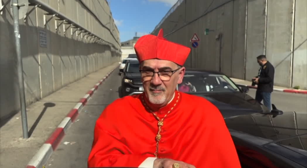 Il Patriarca latino di Gerusalemme a Betlemme per la vigilia di Natale