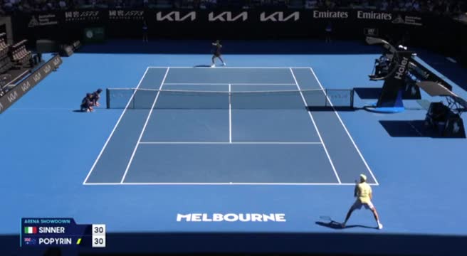 Per Sinner match d’esibizione a Melbourne prima degli Australian Open