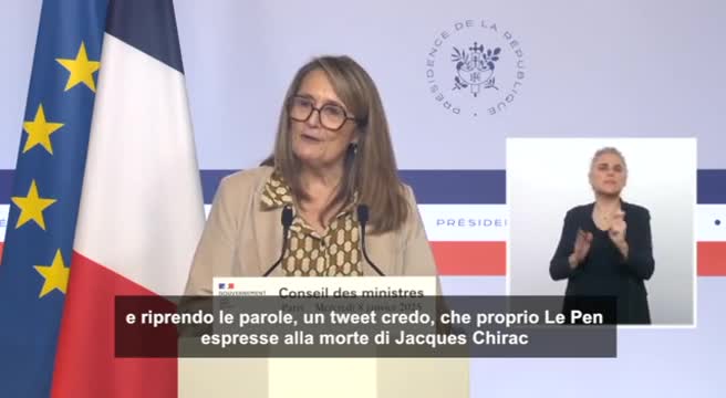 Le Pen, il governo francese: "da morto anche il nemico merita rispetto"