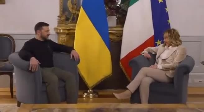 Ucraina, Meloni riceve Zelensky: "sostegno Italia a 360 gradi"