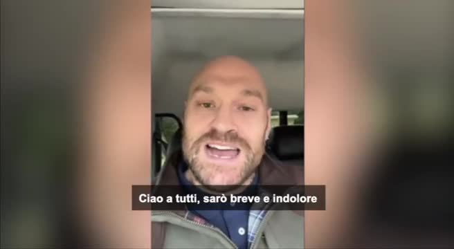 Campione britannico Tyson Fury lascia la boxe: "È stato un piacere"