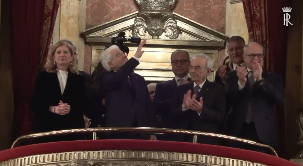 Mattarella alla "Tosca" dell’Opera che rievoca la prima del 1900