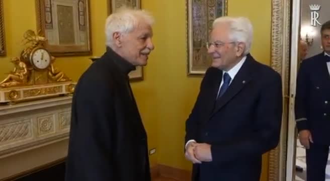 Mattarella riceve Michele Placido e il cast di "Eterno Visionario"