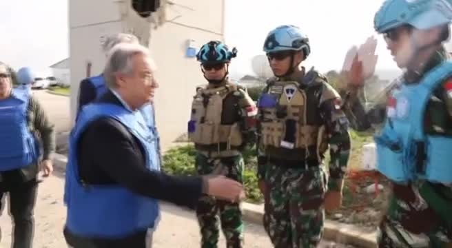 Libano, Guterres alla base Unifil: operazioni Israele devono cessare