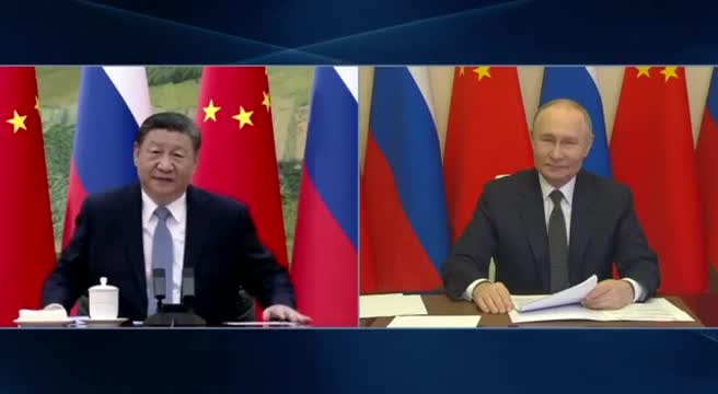 Colloquio in videoconferenza tra Xi Jinping e Putin