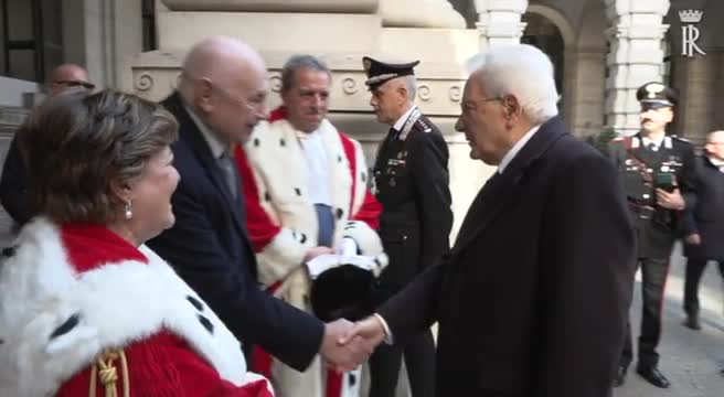 Mattarella all’inaugurazione dell’anno giudiziario in Cassazione