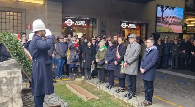 Giornata Memoria, commemorazione alla stazione di Firenze