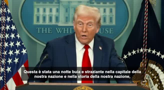 Trump: Incidente a Washington, nessun sopravvissuto